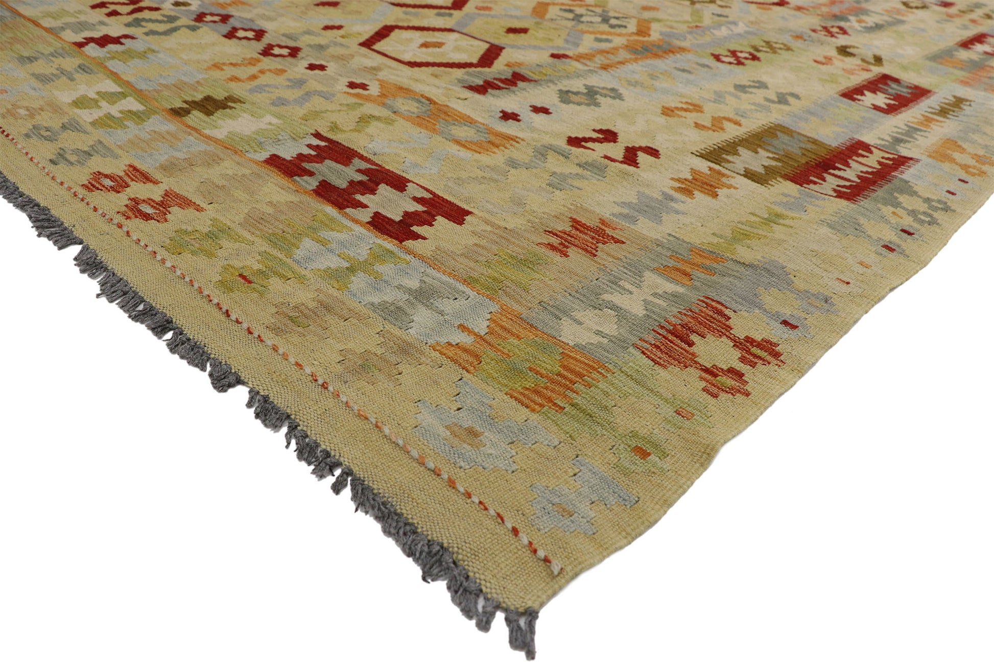 8 x 10 Vintage Afghan Kilim Rug 80168