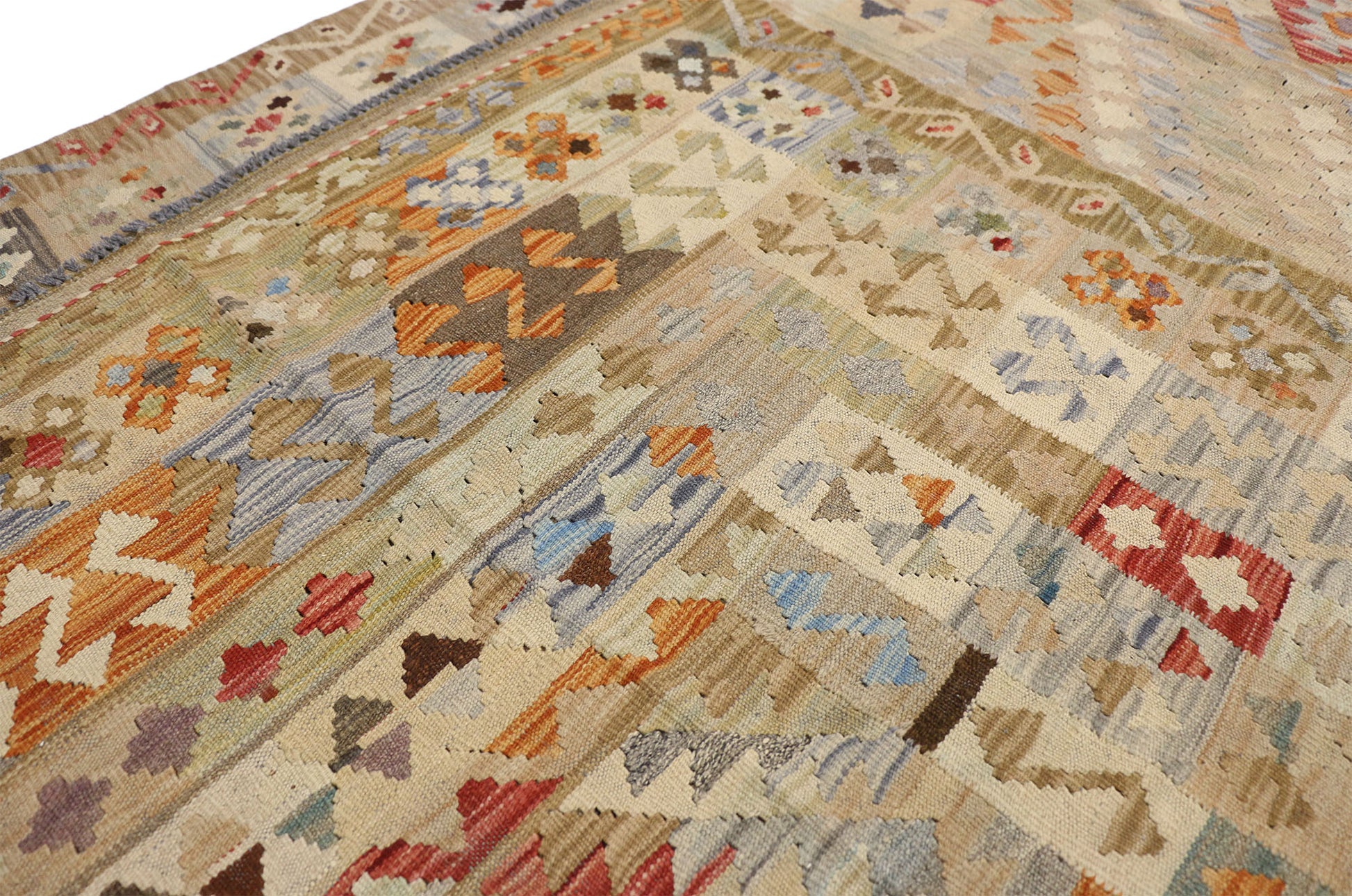 6 x 10 Vintage Afghan Kilim Rug 80170