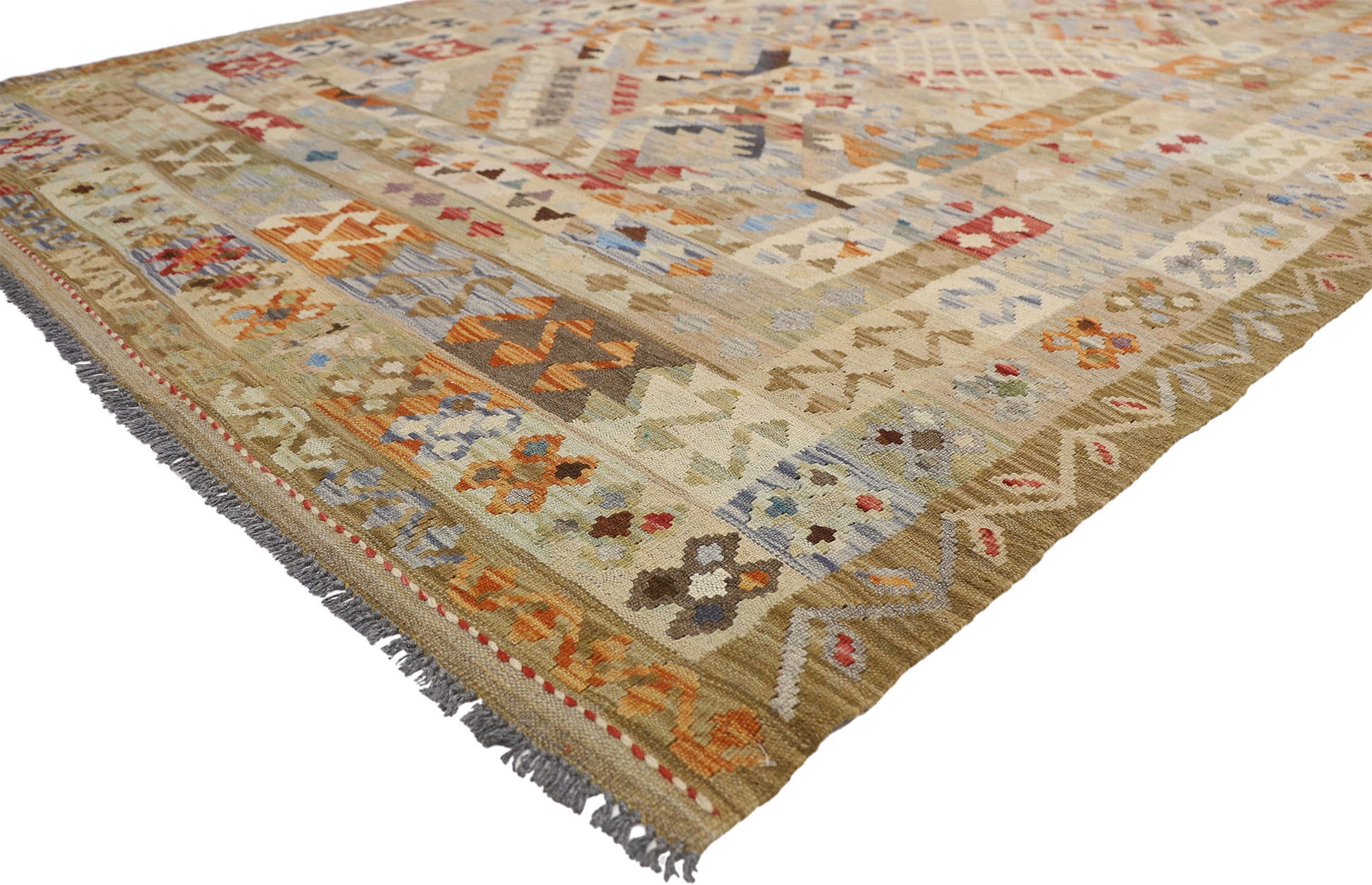 6 x 10 Vintage Afghan Kilim Rug 80170