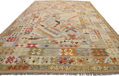 6 x 10 Vintage Afghan Kilim Rug 80170