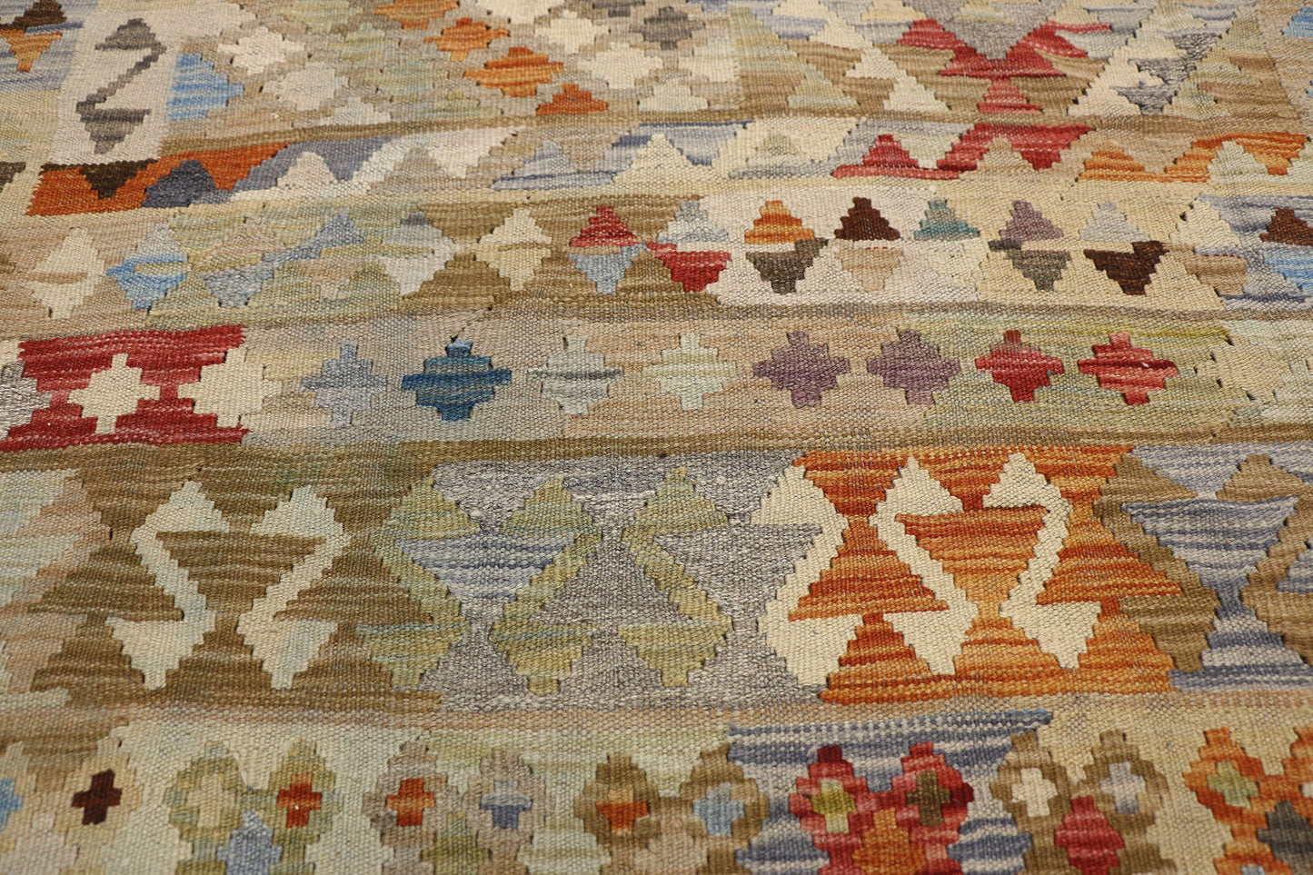 6 x 10 Vintage Afghan Kilim Rug 80170