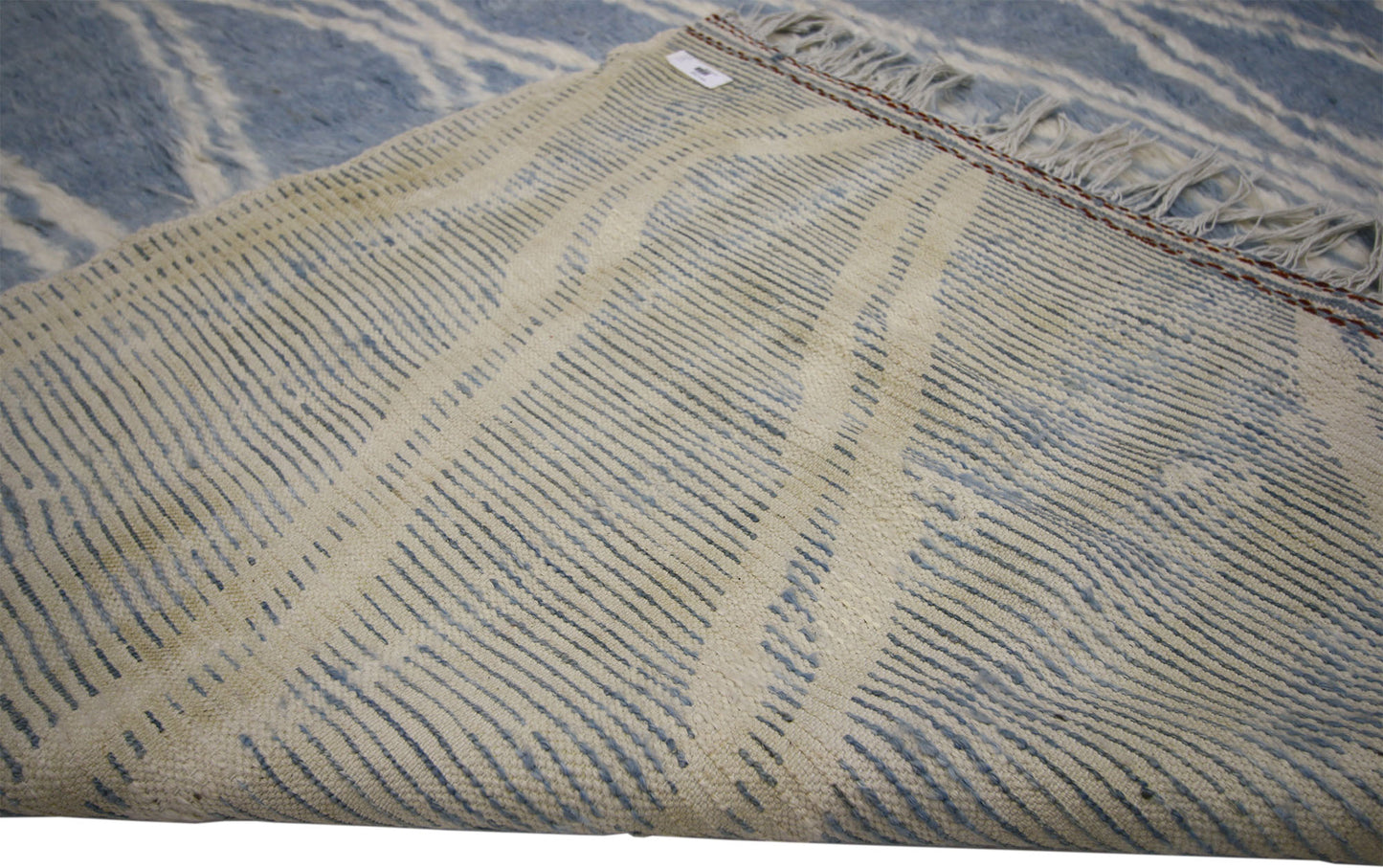 9 x 12 Blue Moroccan Area Rug 80176