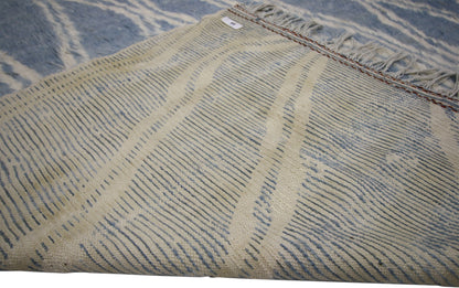 9 x 12 Blue Moroccan Area Rug 80176
