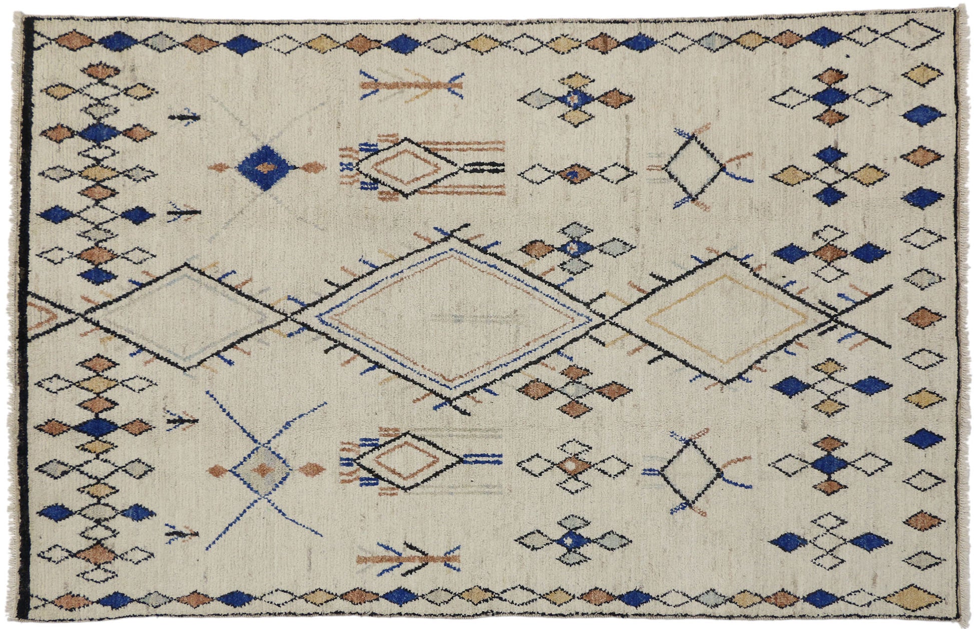 6 x 10 Contemporary Moroccan Rug 80204