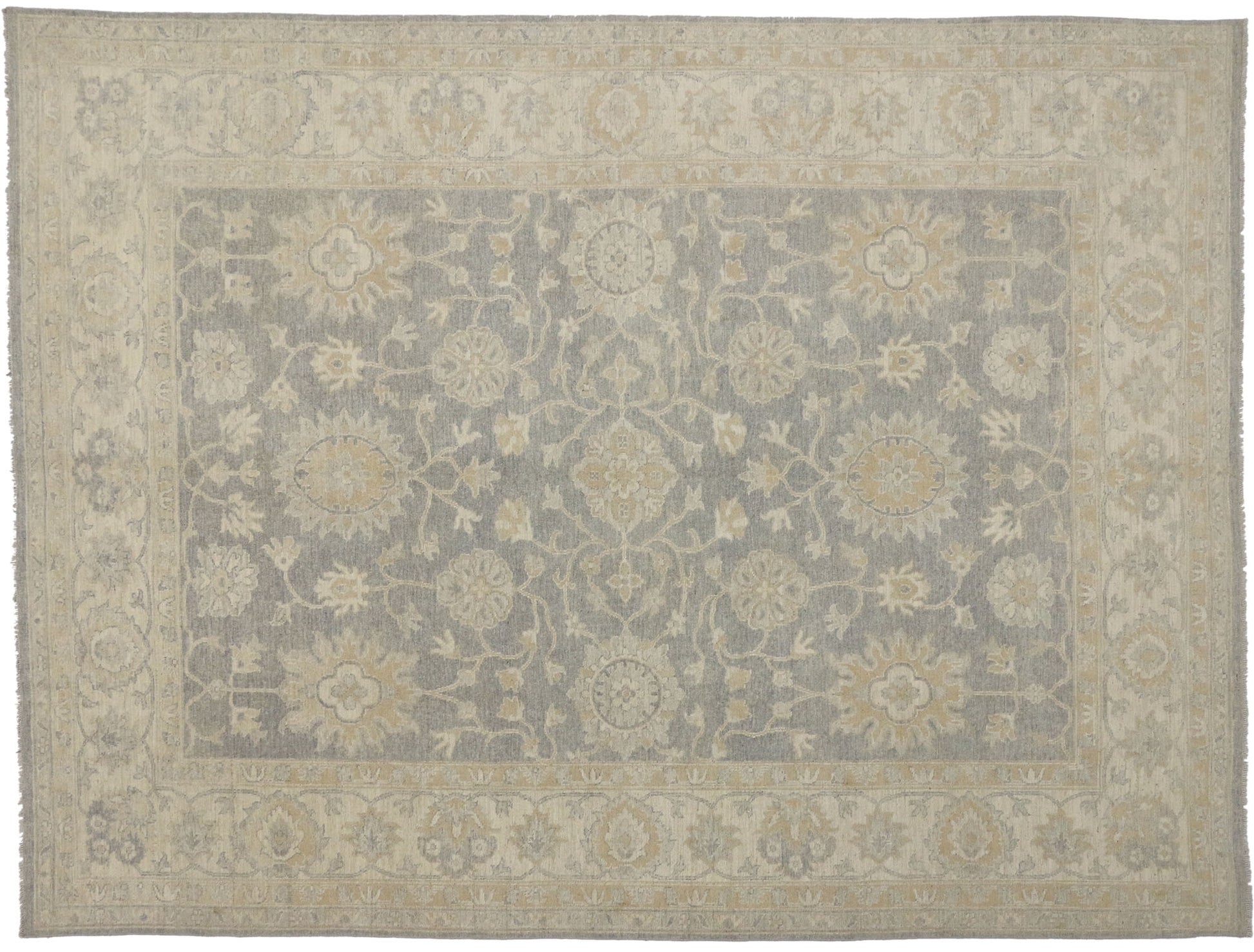 9 x 12 Transitional Oushak Rug 80213