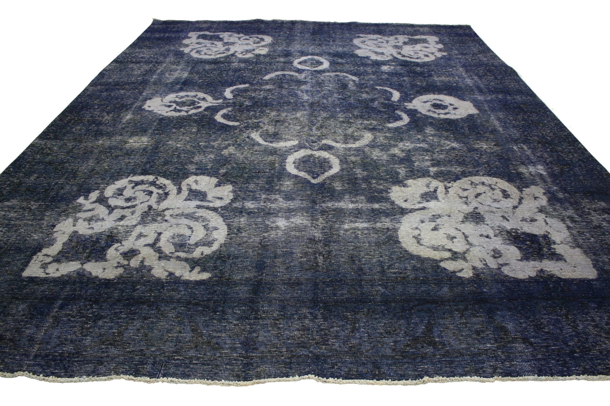10 x 12 Vintage Overdyed Rug 80233