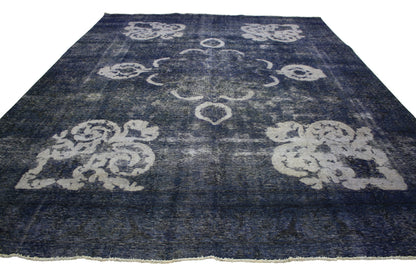 10 x 12 Vintage Overdyed Rug 80233
