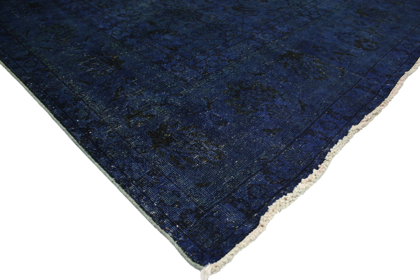 10 x 13 Vintage Overdyed Rug 80234