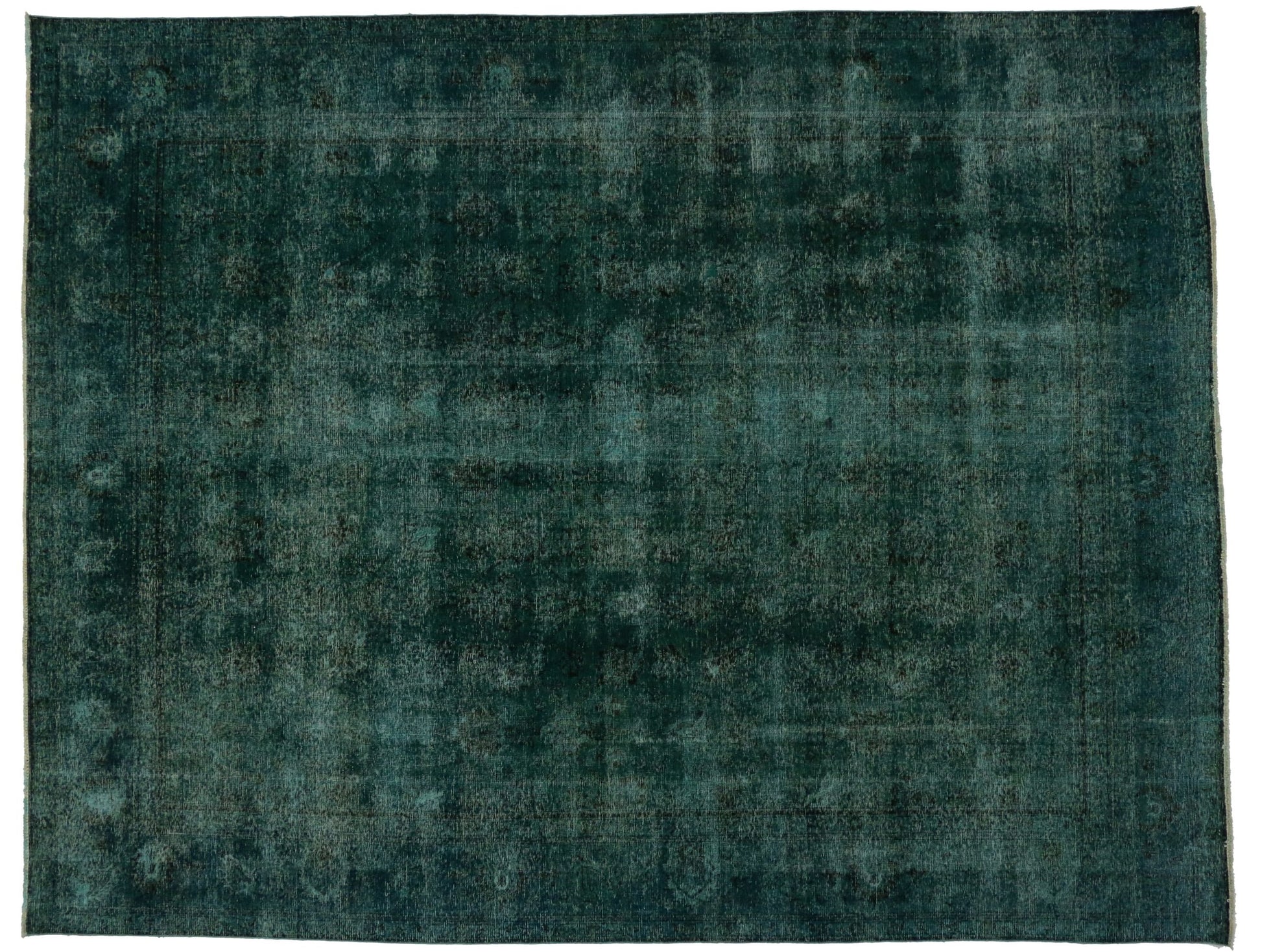 10 x 13 Vintage Overdyed Rug 80236