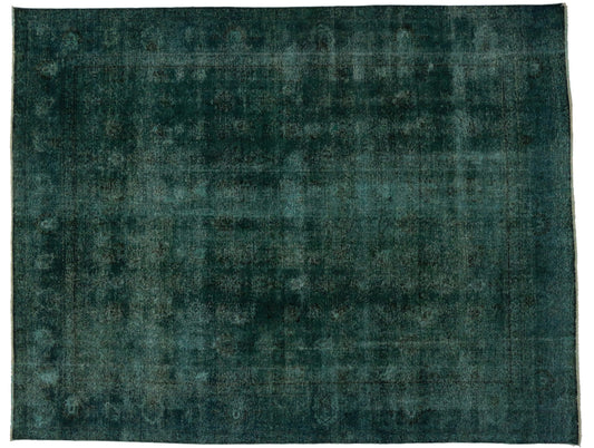 10 x 13 Vintage Overdyed Rug 80236