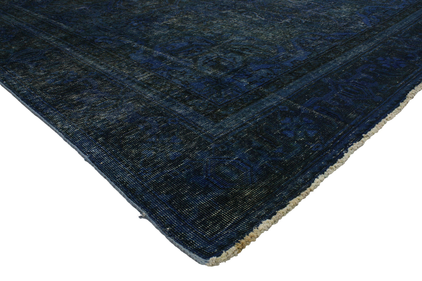 9 x 12 Vintage Overdyed Rug 80237