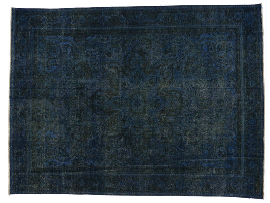 9 x 12 Vintage Overdyed Rug 80237