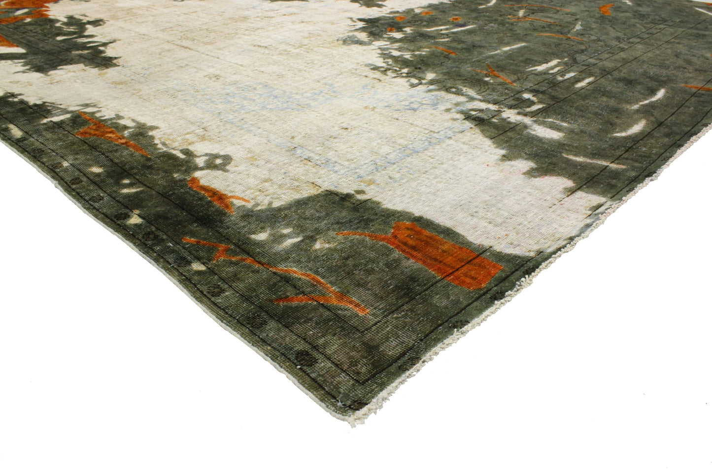 10 x 12 Vintage Overdyed Rug 80238