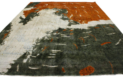 10 x 12 Vintage Overdyed Rug 80238