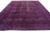 10 x 13 Vintage Overdyed Rug 80240