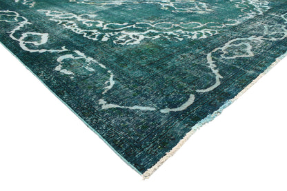 9 x 12 Vintage Overdyed Rug 80241