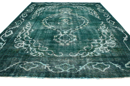 9 x 12 Vintage Overdyed Rug 80241