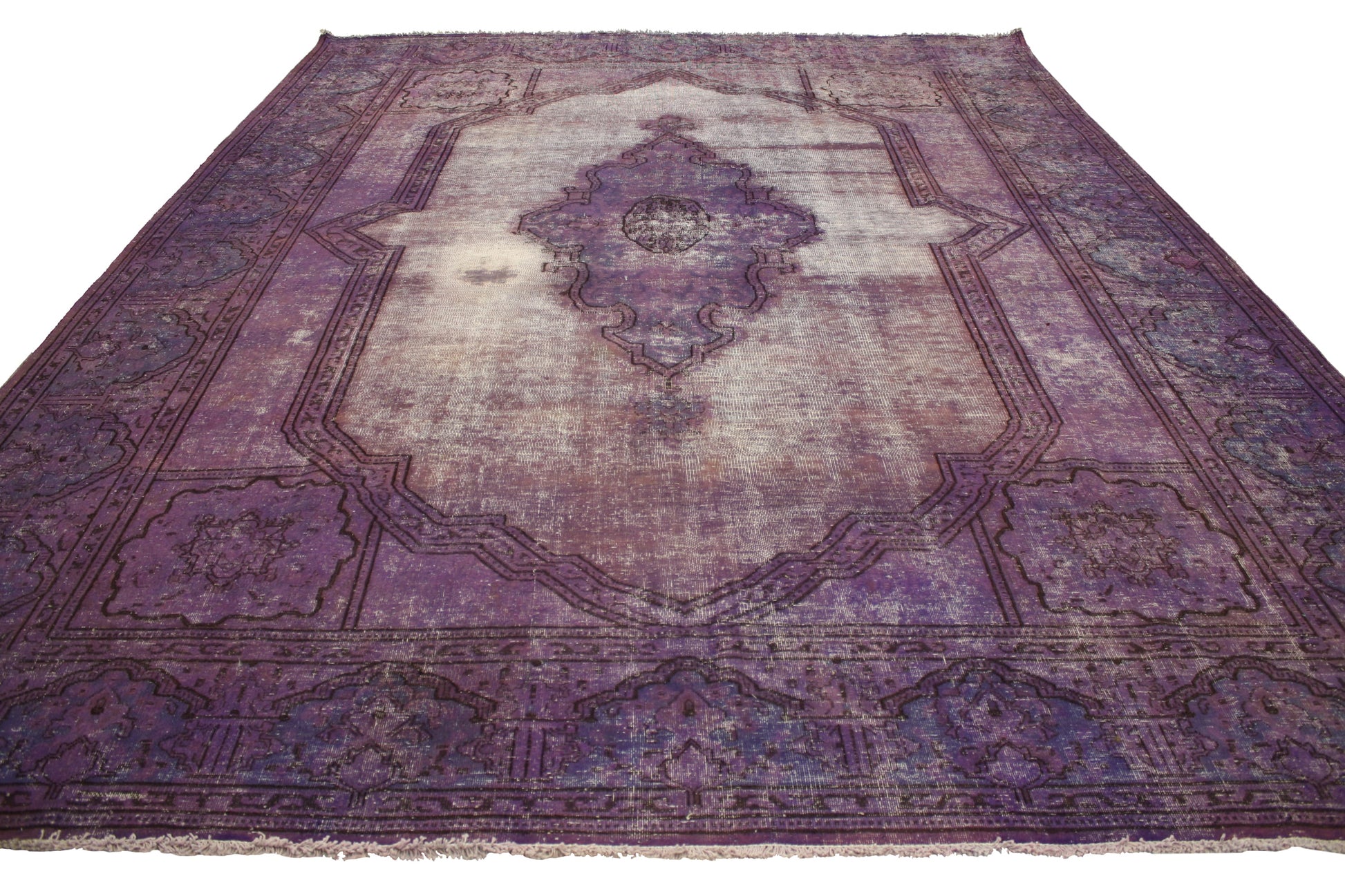 10 x 13 Overdyed Rug 80245