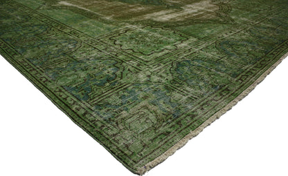 10 x 13 Vintage Overdyed Rug 80248