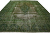 10 x 13 Vintage Overdyed Rug 80248