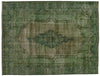 10 x 13 Vintage Overdyed Rug 80248