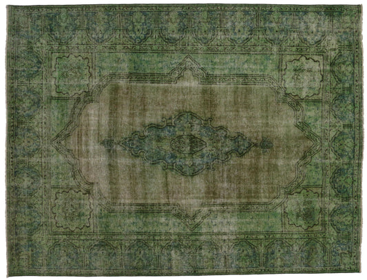 10 x 13 Vintage Overdyed Rug 80248
