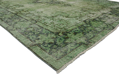 9 x 13 Vintage Overdyed Rug 80250