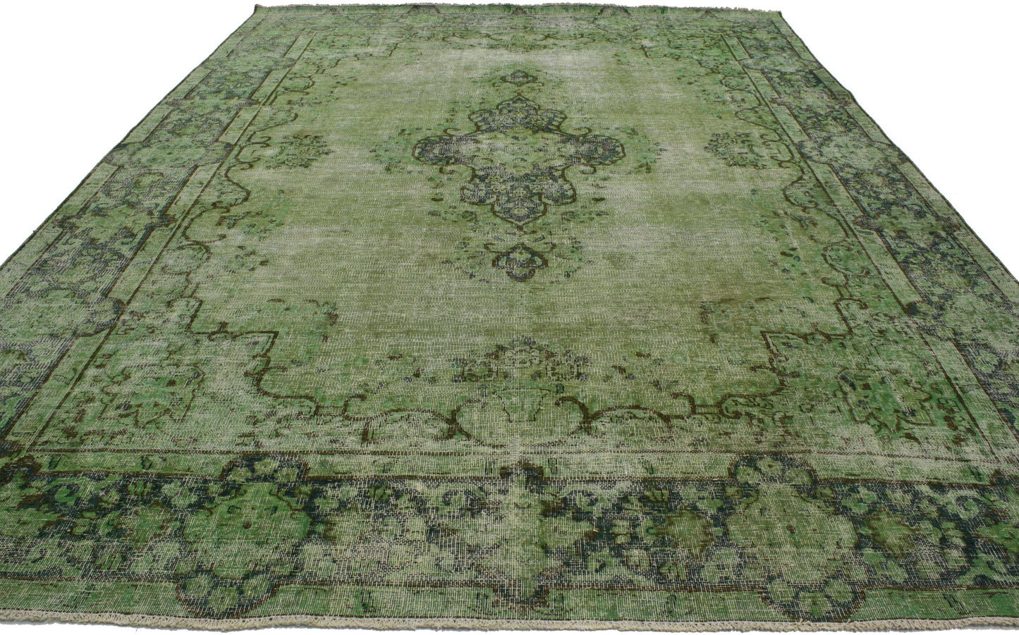9 x 13 Vintage Overdyed Rug 80250