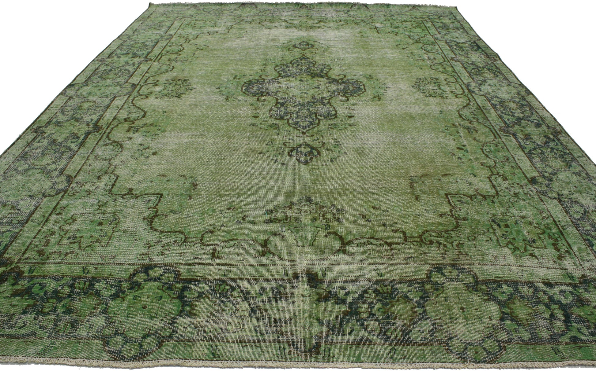 9 x 13 Vintage Overdyed Rug 80250