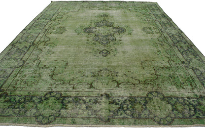 9 x 13 Vintage Overdyed Rug 80250