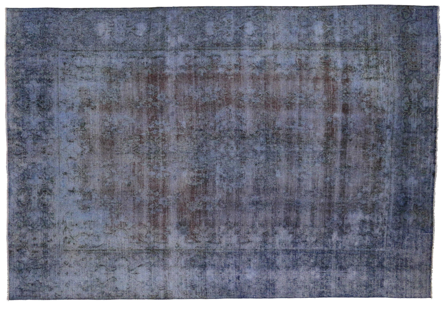 10 x 13 Vintage Overdyed Rug 80253