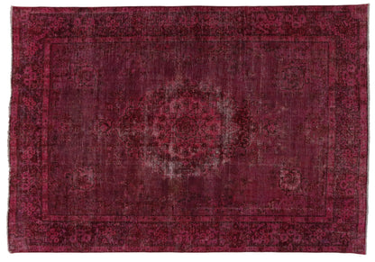 8 x 12 Vintage Overdyed Rug 80254