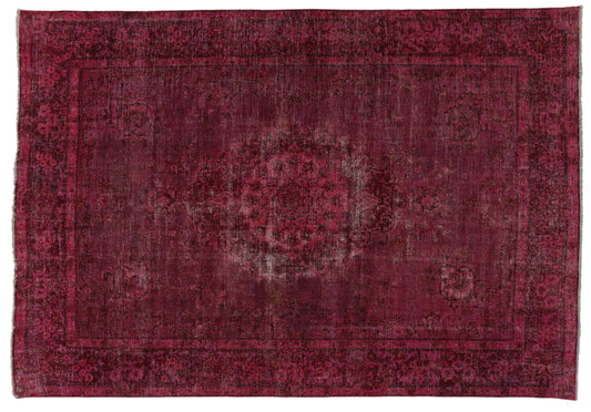 8 x 12 Vintage Overdyed Rug 80254