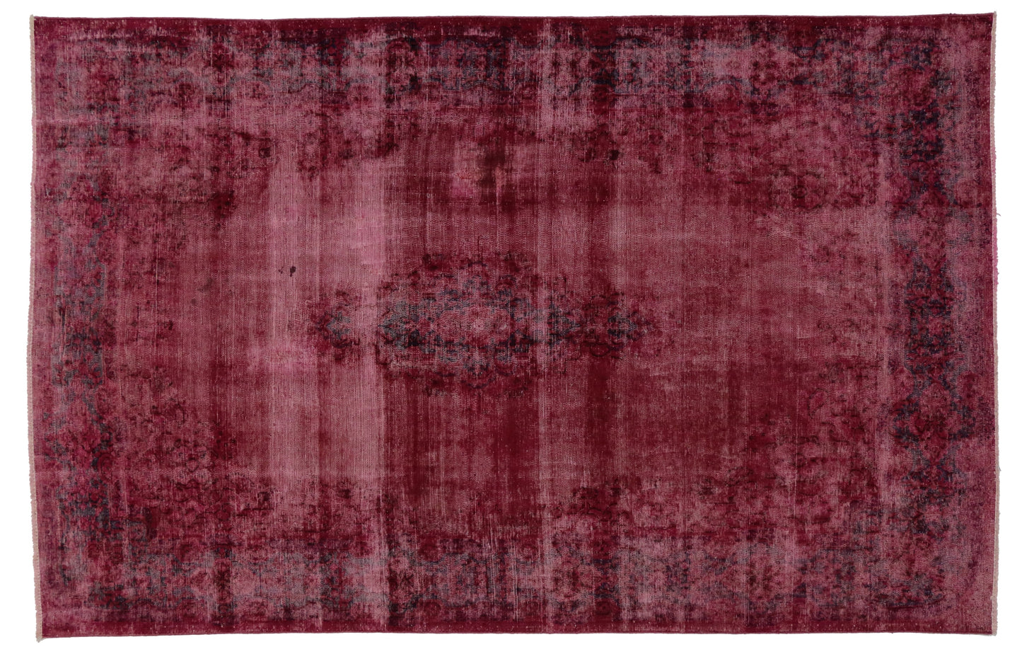 7 x 10 Vintage Overdyed Rug 80258