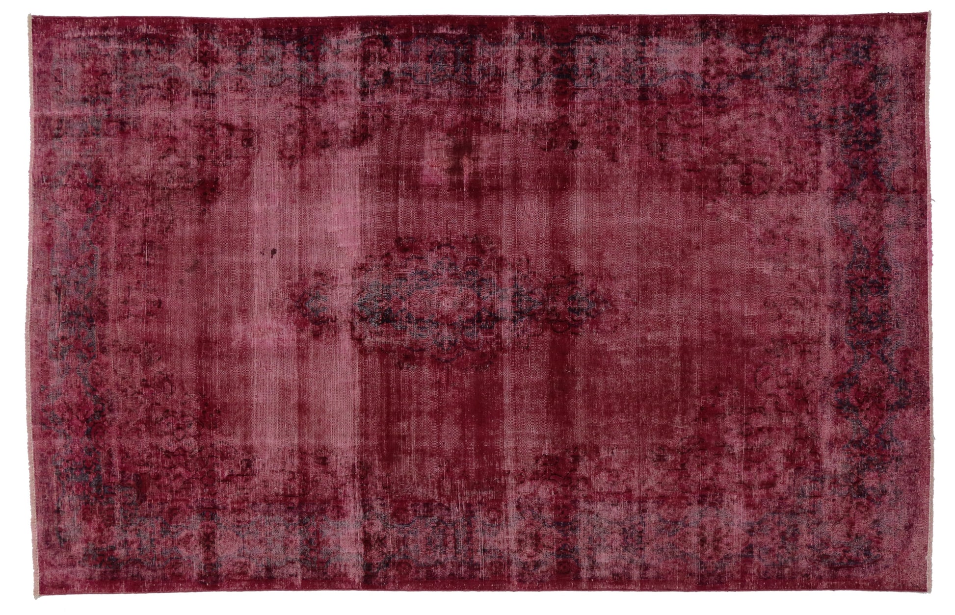 7 x 10 Vintage Overdyed Rug 80258