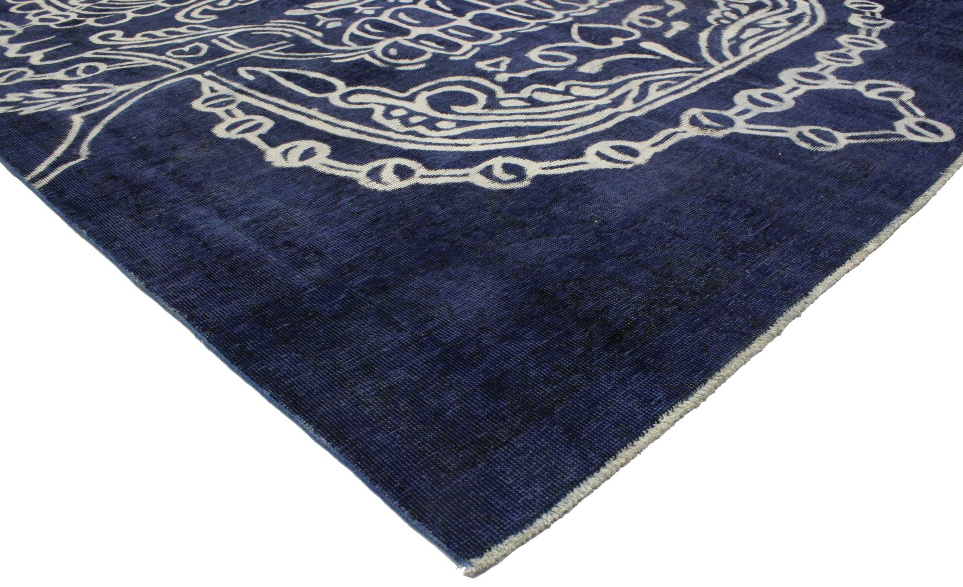 8 x 10 Vintage Overdyed Rug 80271