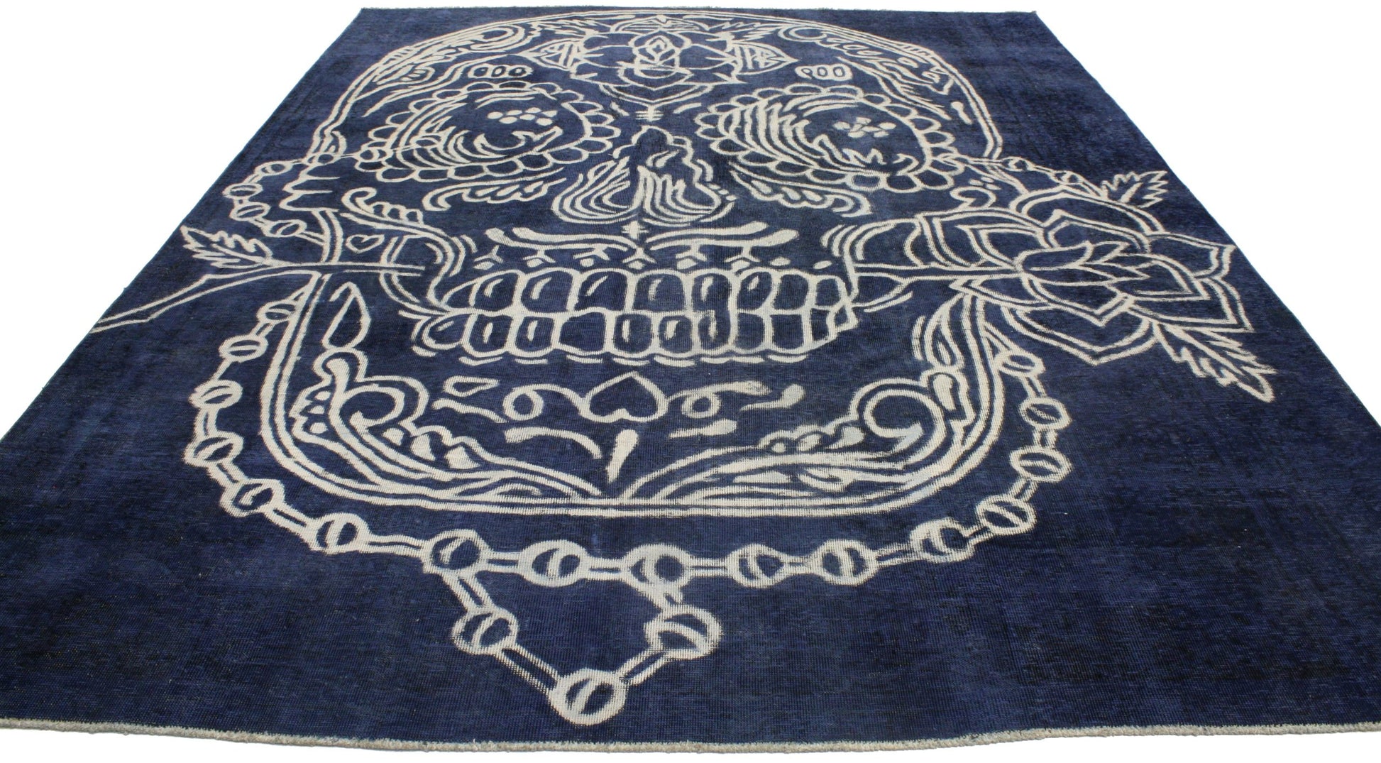 8 x 10 Vintage Overdyed Rug 80271