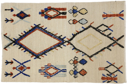 4 x 6 Moroccan High-Low Rug 80274