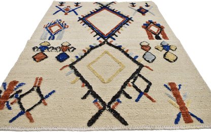 4 x 6 Moroccan High-Low Rug 80274