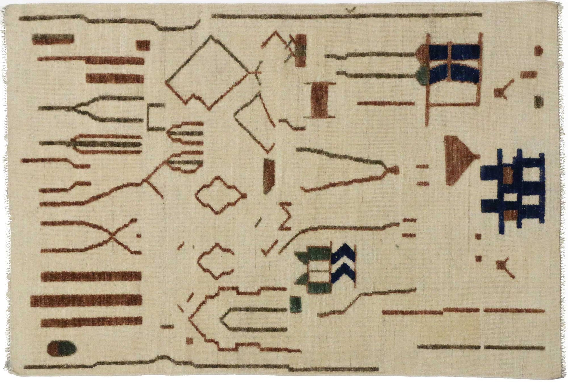 4 x 6 Contemporary Moroccan Rug 80284
