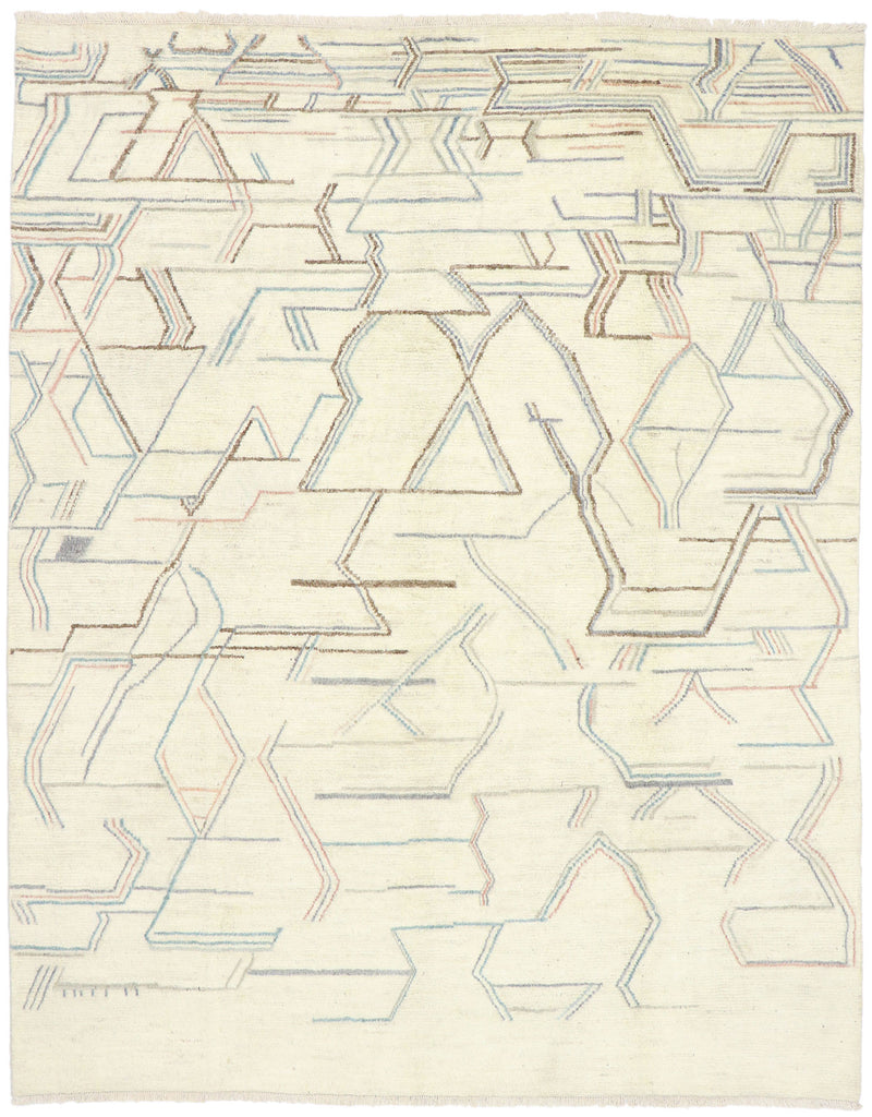 9 x 11 Contemporary Moroccan Rug 80287