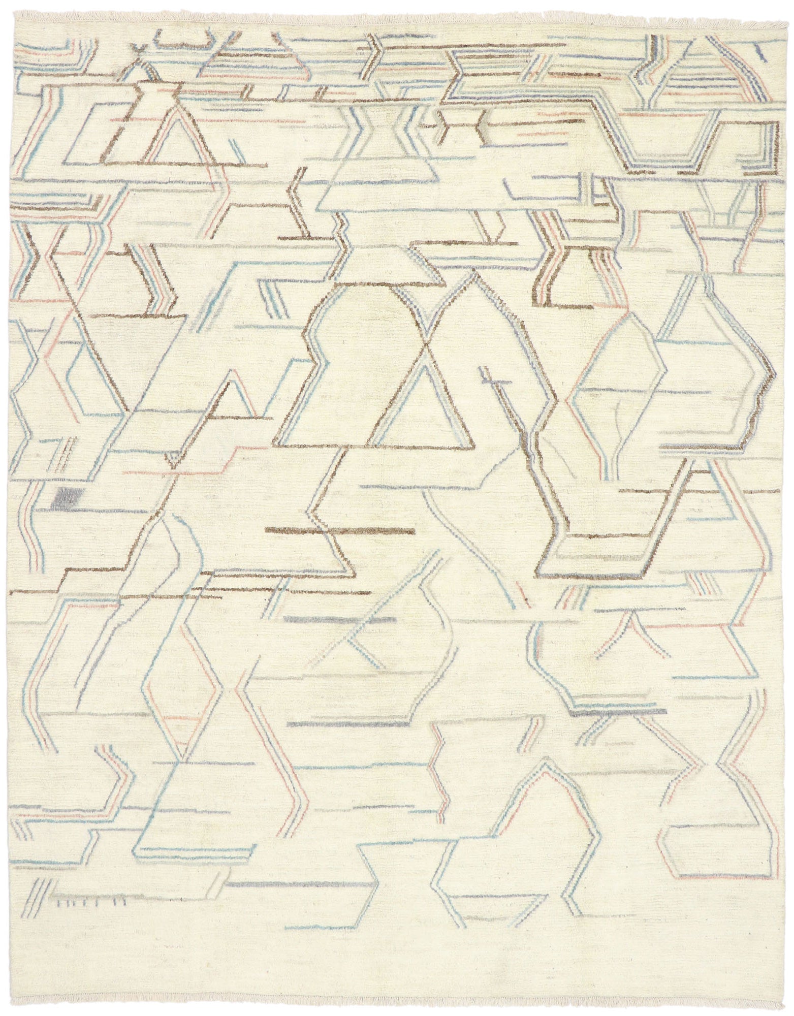 9 x 11 Contemporary Moroccan Rug 80287