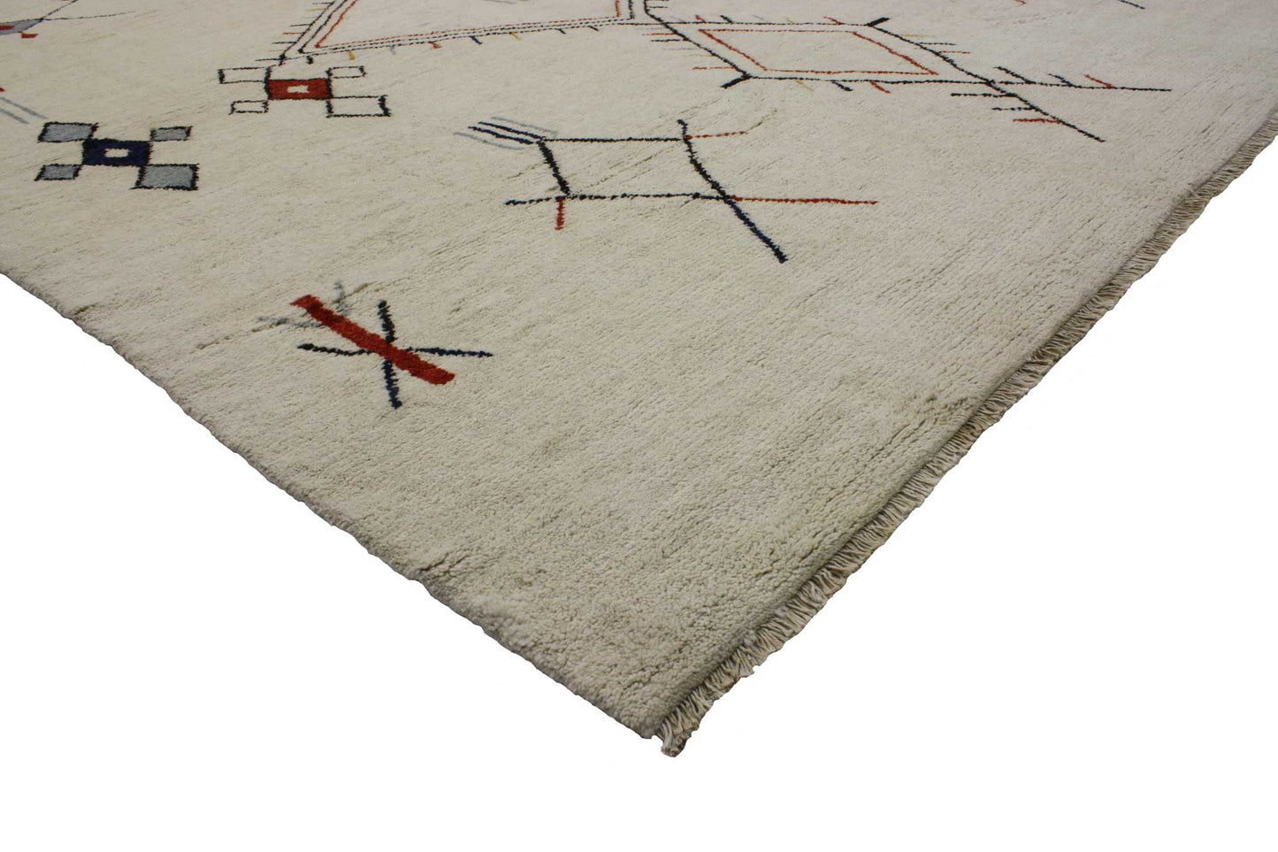 10 x 13 Contemporary Moroccan Area Rug 80288
