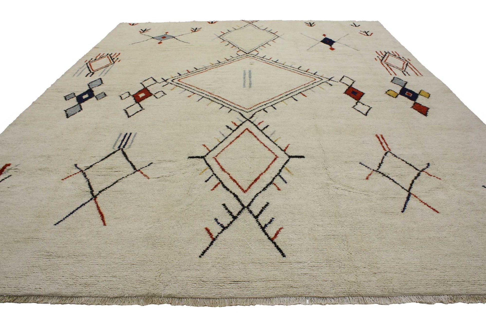 10 x 13 Contemporary Moroccan Area Rug 80288