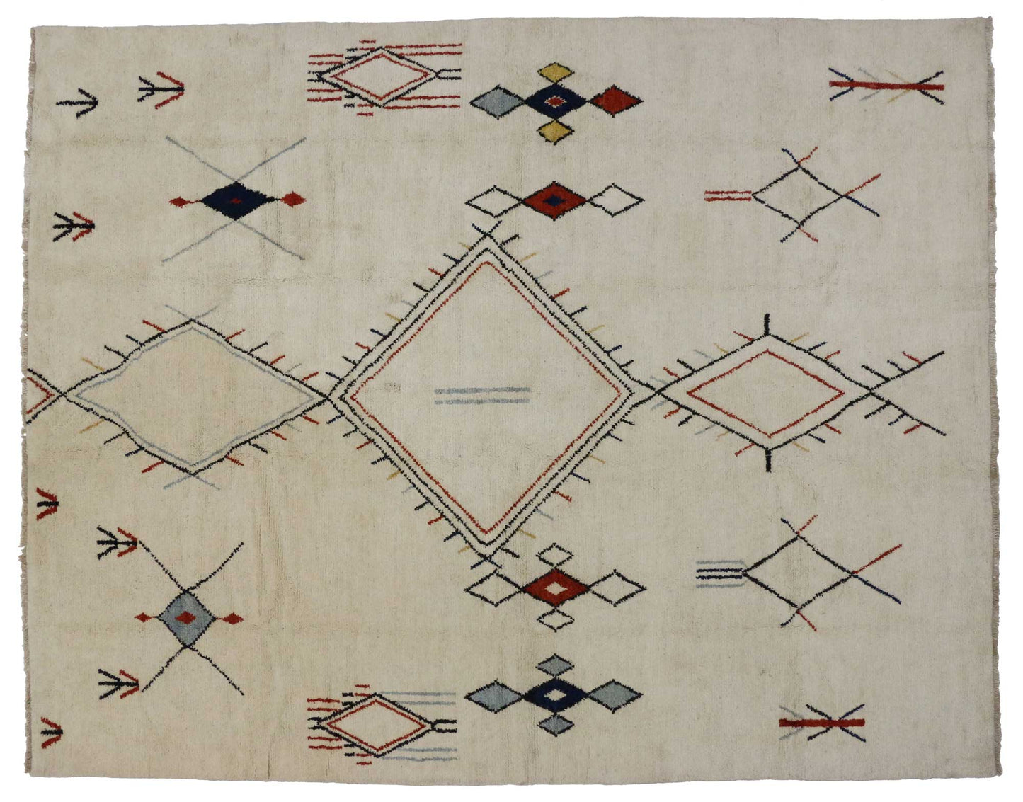 10 x 13 Contemporary Moroccan Area Rug 80288