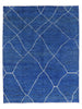 10 x 13 Contemporary Blue Moroccan Rug 80290