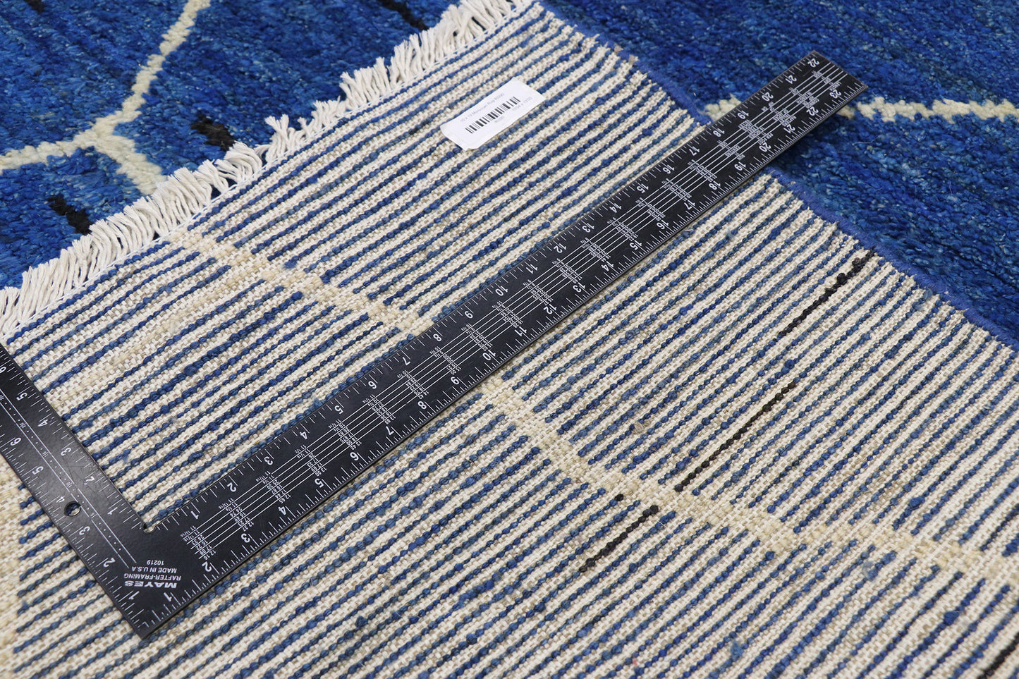 10 x 13 Contemporary Blue Moroccan Rug 80290