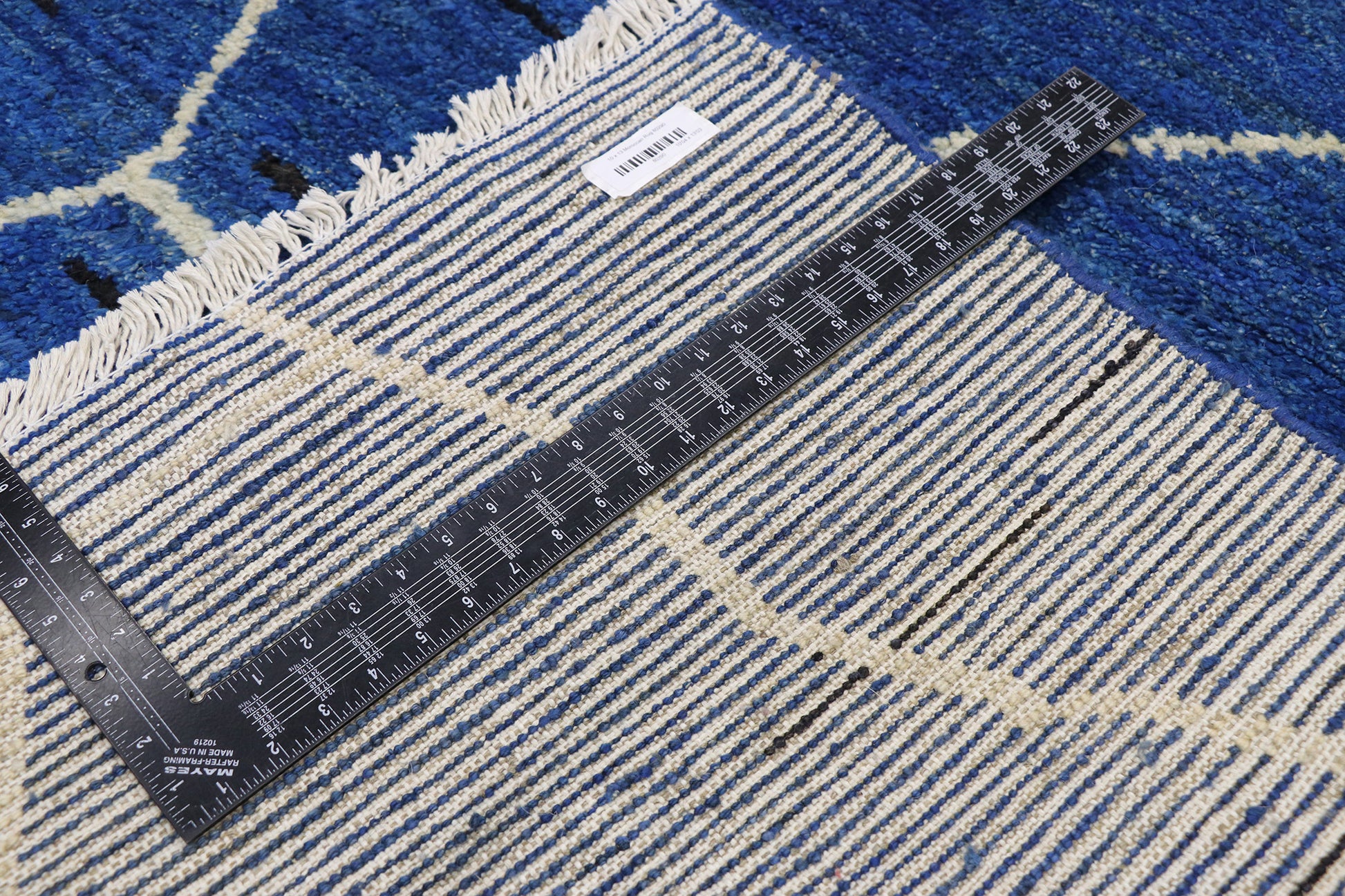 10 x 13 Contemporary Blue Moroccan Rug 80290