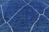 10 x 13 Contemporary Blue Moroccan Rug 80290