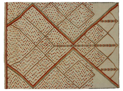 9 x 12 Contemporary Moroccan Souf Rug 80296